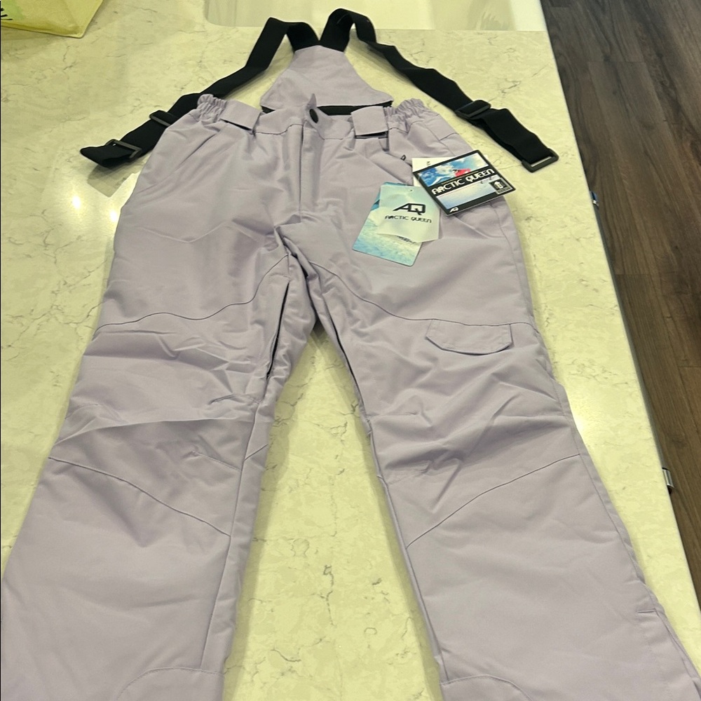 Kids Lavendar Arctic Queen Snow Bib